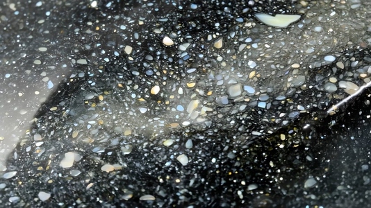 A close up view of a South Onyx textured surface