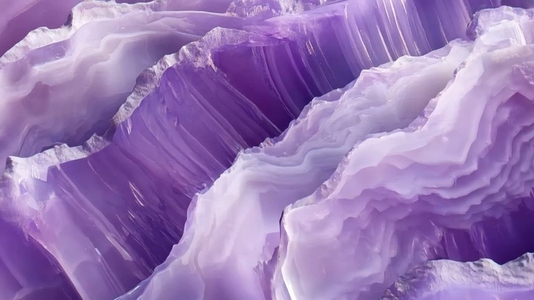 Close up view of purple Sugilite agate stone