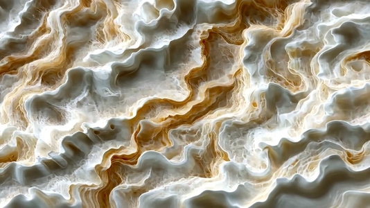 An abstract close up of a textured Tridacna surface resembling
