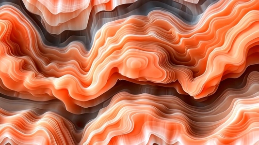 An abstract wave pattern featuring smooth