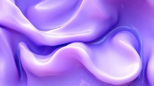 A smooth  abstract background featuring flowing purple