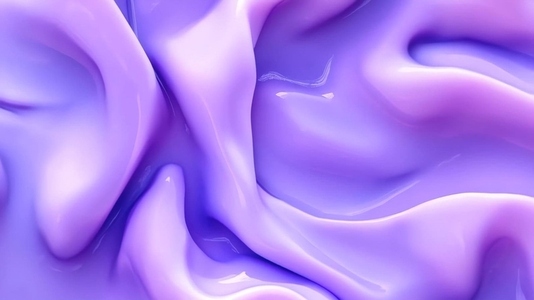 A smooth  flowing abstract background featuring shades of purple