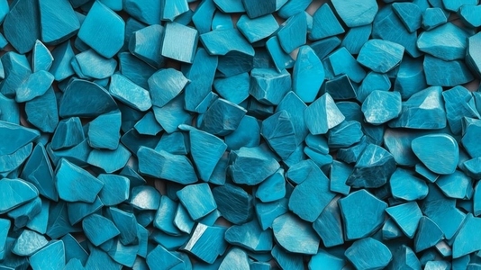 Various turquoise stones showcasing their unique shapes