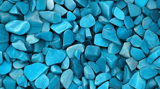 Various turquoise stones  showcasing their smooth surfaces