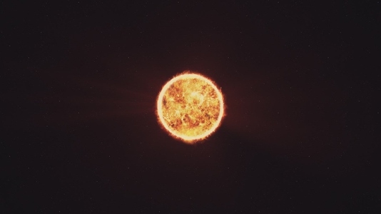 Sun in Full View from Space