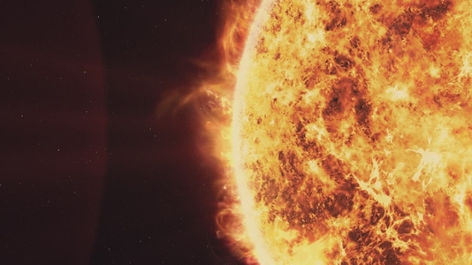 Realistic Sun Surface Animation