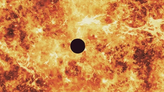Planet Orbiting in Front of the Sun