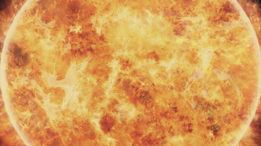 Sun Surface Detail Close up