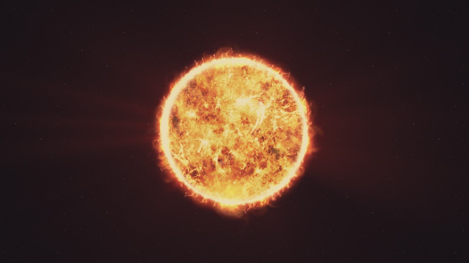 Sun Glowing in the Cosmos