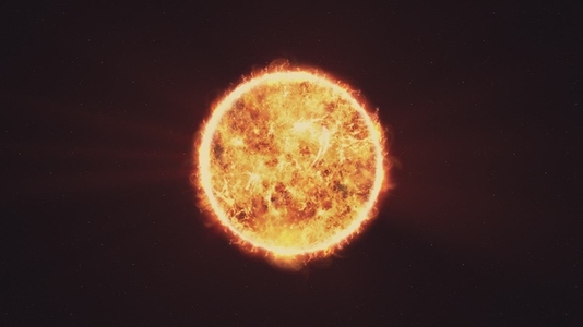 Sun Glowing in the Cosmos