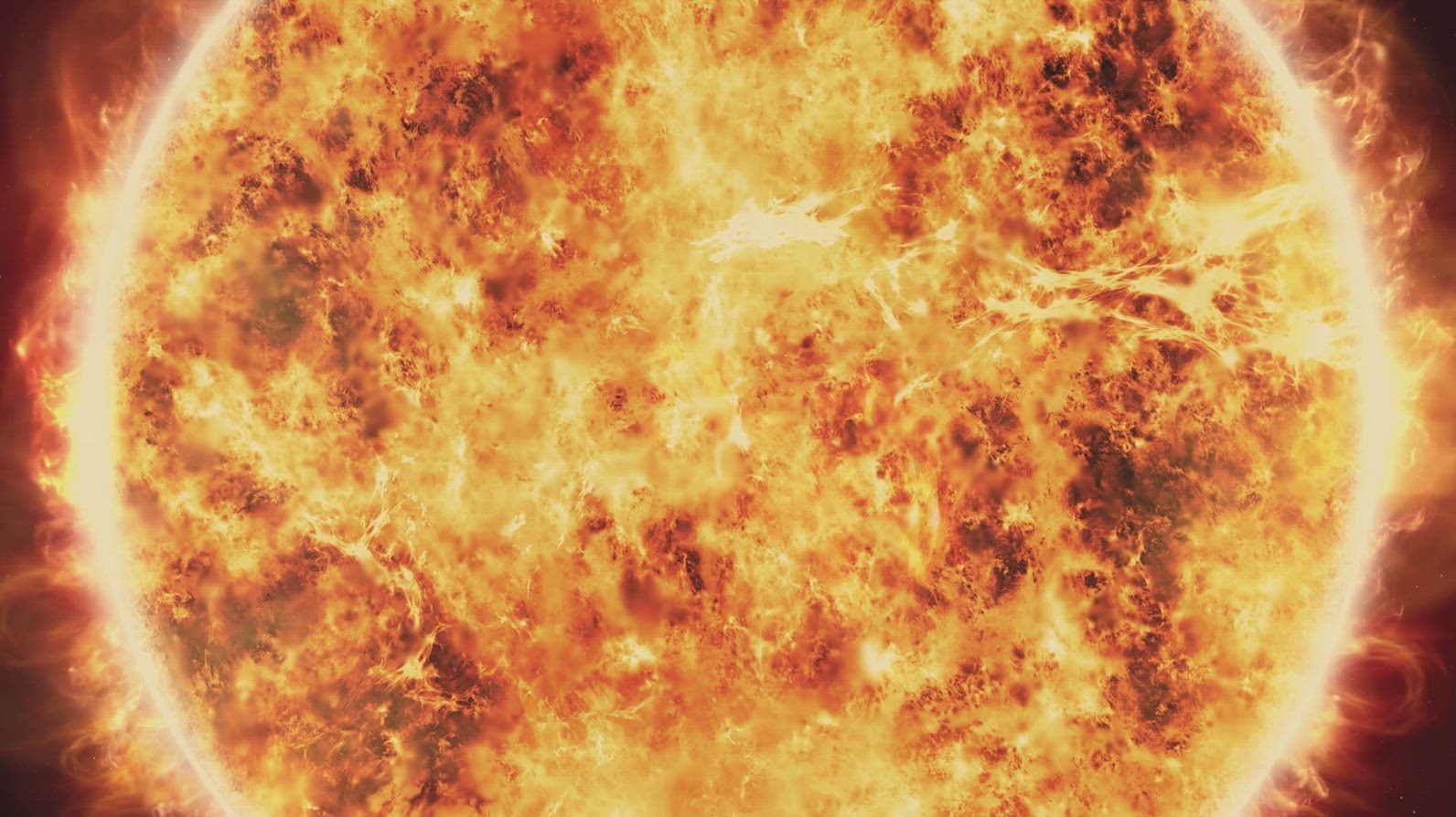 Close-Up View of the Sun from Space