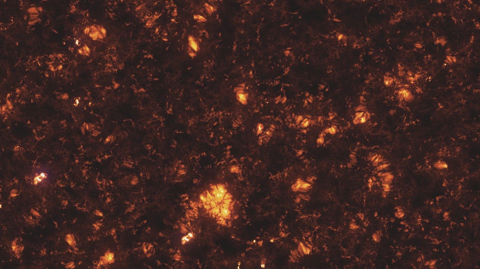 Burning Planet Surface Texture