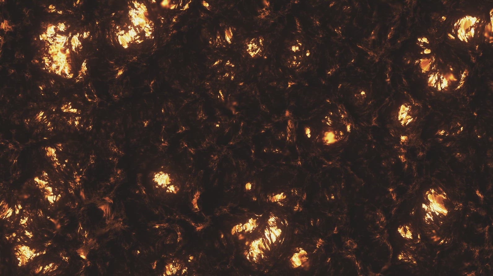 Burning Lava Planet Texture