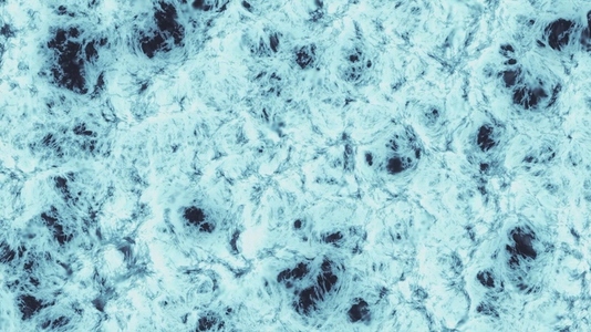 Blue Fractal Organic Energy Texture