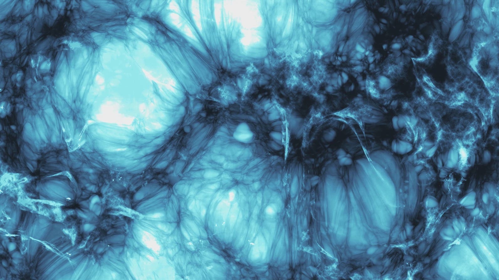 Blue Cosmic Fractal Texture