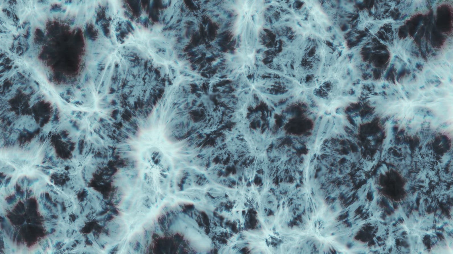 Icy Fractal VFX Background