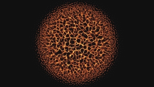 Orange Fractal Circle Expanding Orange Fractal Circle Expanding