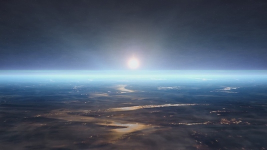 Glowing Horizon of Earth