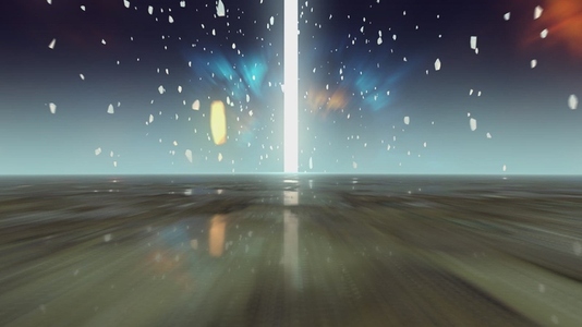 Martian Surface Aerial with Sci Fi Energy Pulse Martian Surface Aerial with Sci Fi Energy Pulse