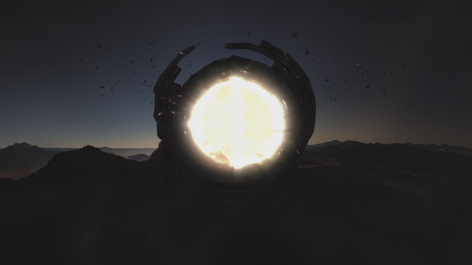 Mystic Stargate Awakens at Sunset