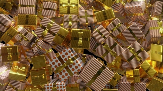 Gifts Boxes 3D Transition