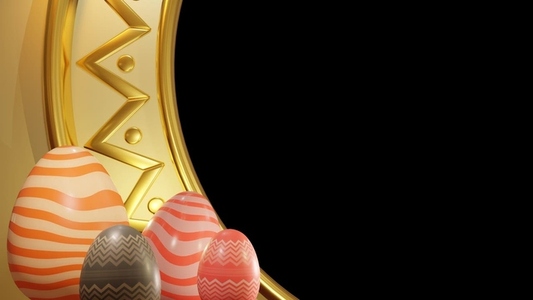 Easter Eggs Color 3D