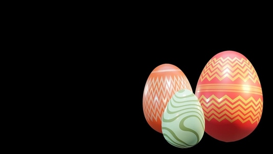 Easter Eggs Color 3D