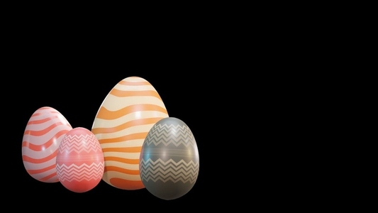 Easter Eggs Color 3D