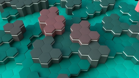 Hexagon 3D Background