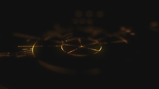 Futuristic Sci Fi Hologram Data Screen