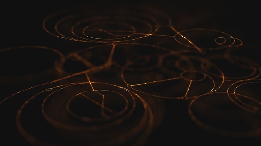 Virtual Hologram Data Display Motion Background