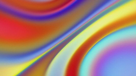 Rainbow Colors in Swirling Seamless Abstract Animation