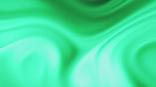 Swirling Green Neon Colors in Continuous Abstract Loop