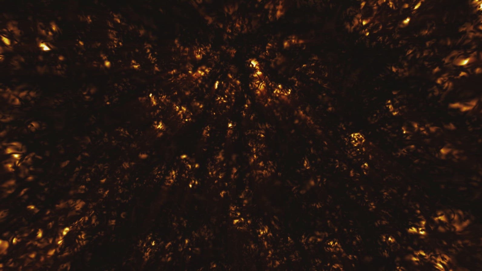 Burning Nebula Gas Inside The Sun Core