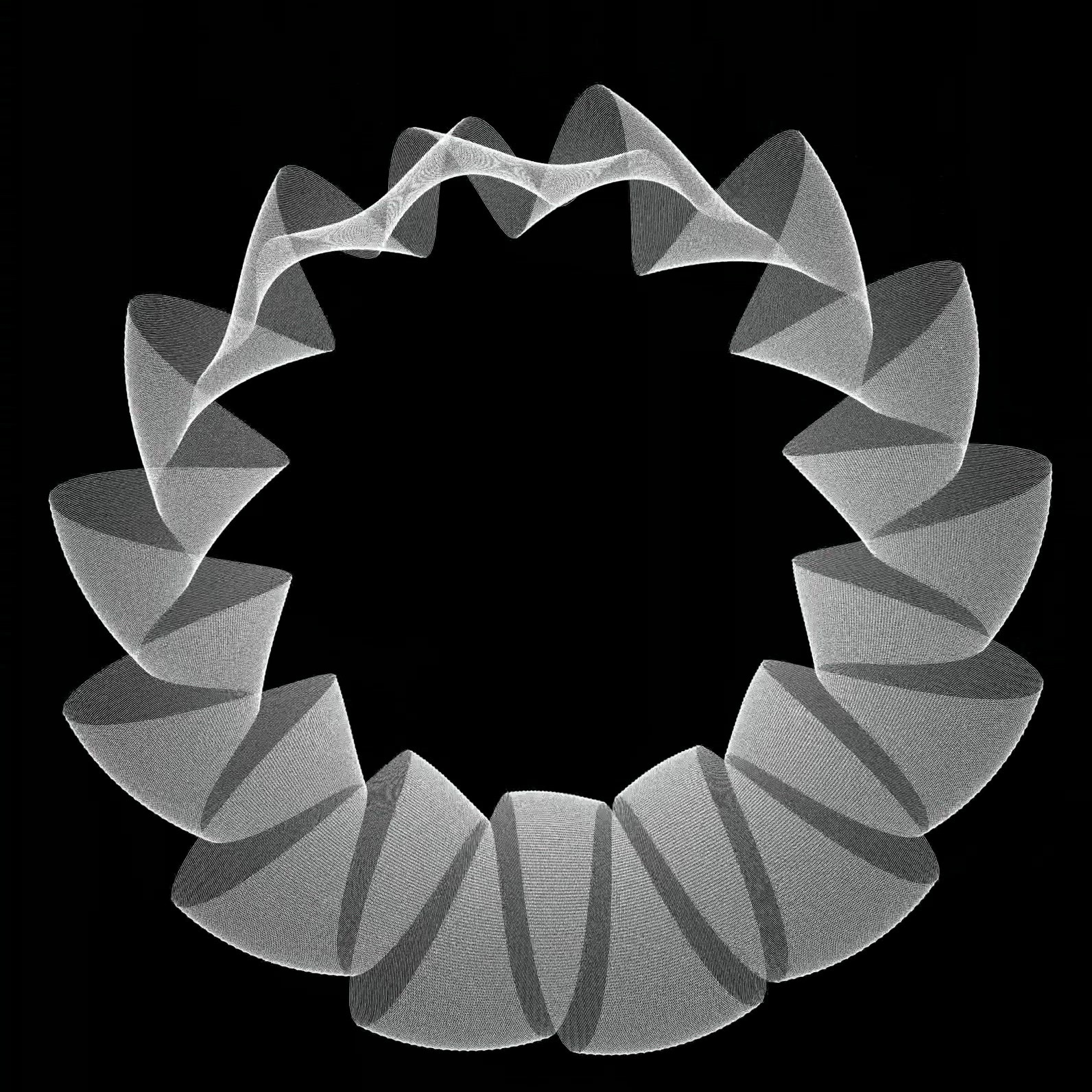 Animated Geometric Grid Loop 15