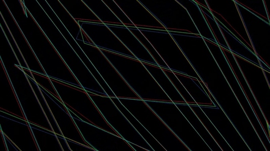 Animated Geometric Grid Loop 13