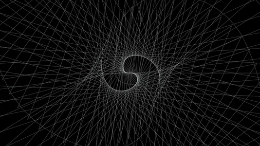 Animated Geometric Grid Loop 11