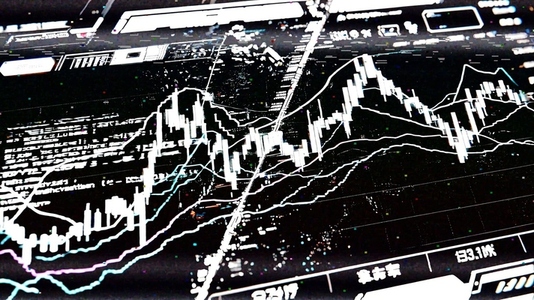 Cyberpunk Stock Ticker Chart 11