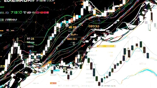 Cyberpunk Stock Ticker Chart 8