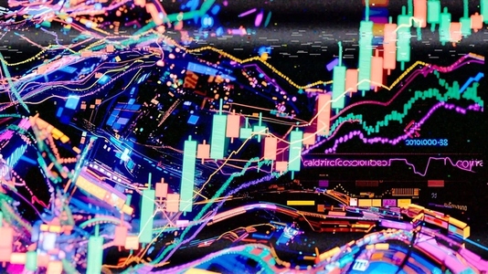 Cyberpunk Stock Ticker Chart 5 Cyberpunk Stock Ticker Chart 5