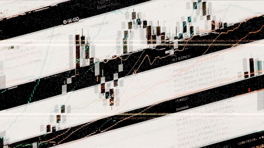 Cyberpunk Stock Ticker Chart 4
