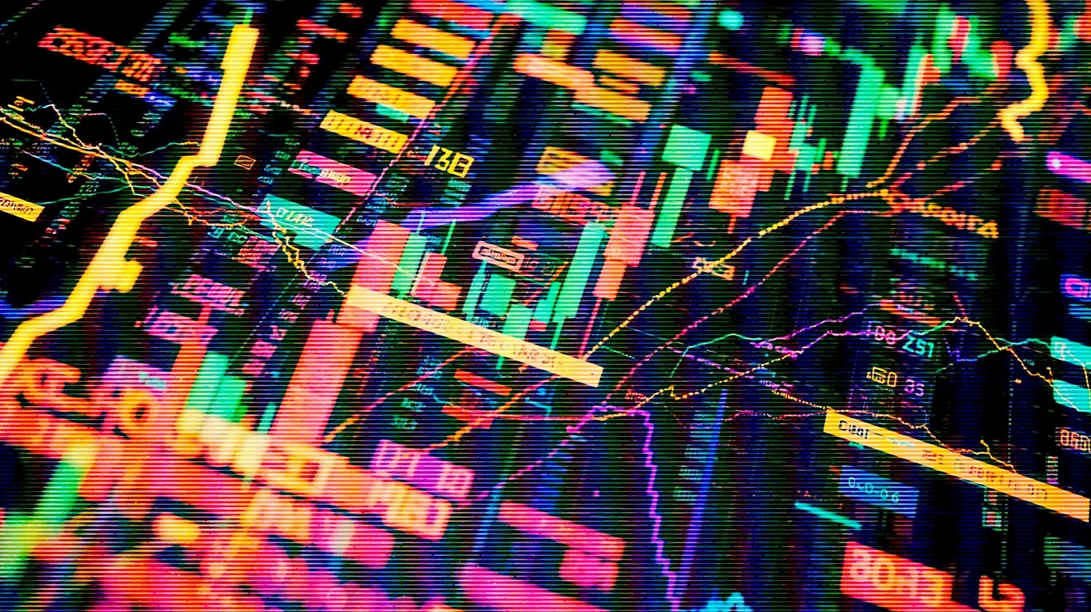 Cyberpunk Stock Ticker Chart 2