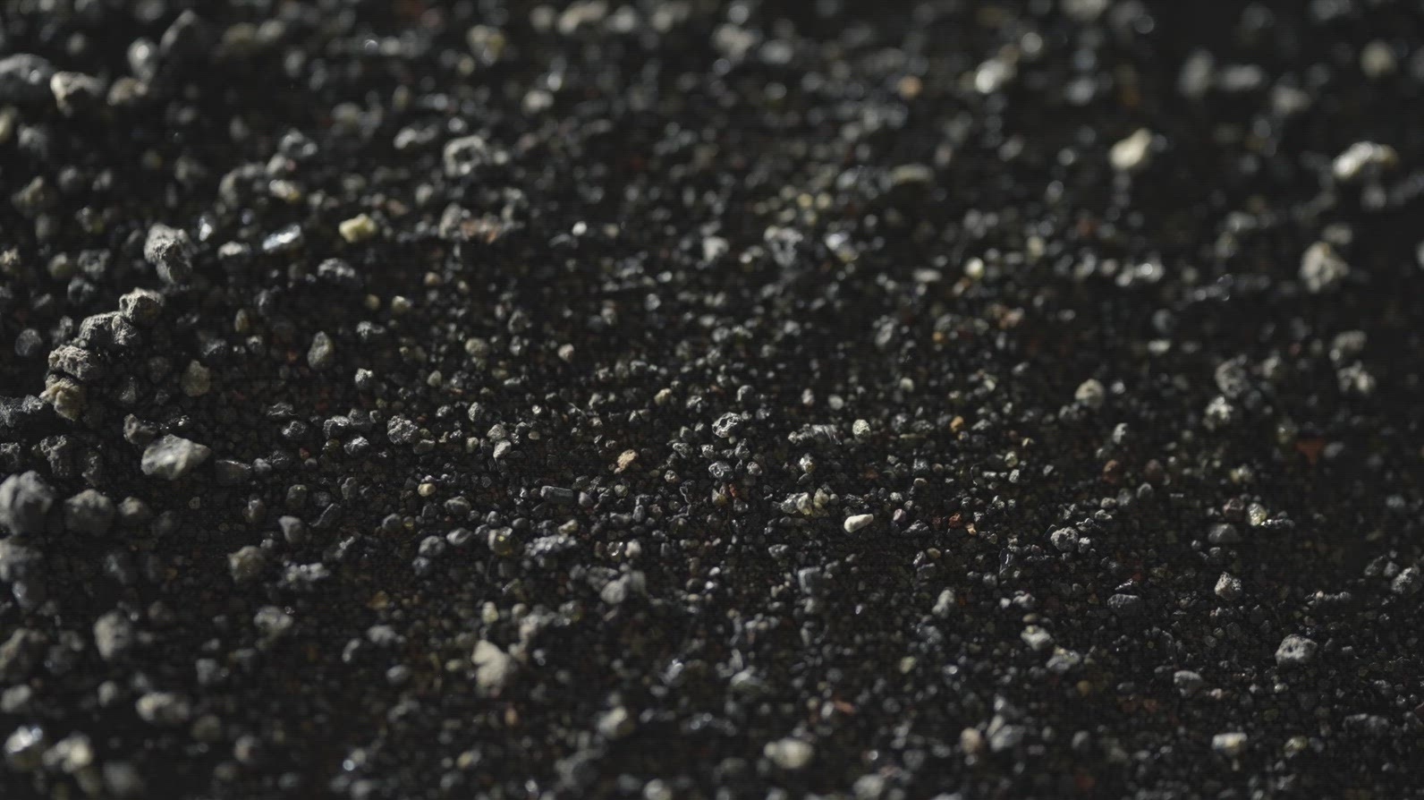 Shaky Rocky Ground Macro Texture Moving Under Magnetism