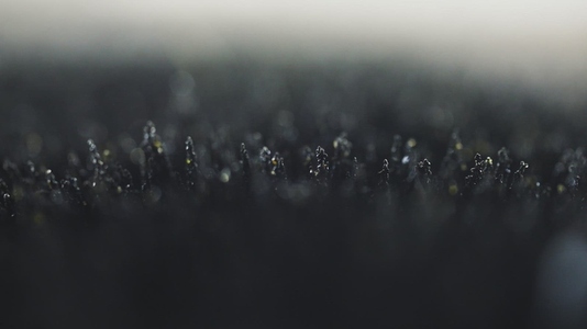 Volcanic Sand Macro Reacting To Invisible Magnetic Fields