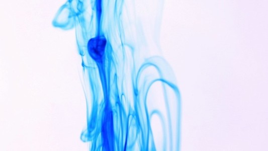 Ambient Falling Blue Ink Drops
