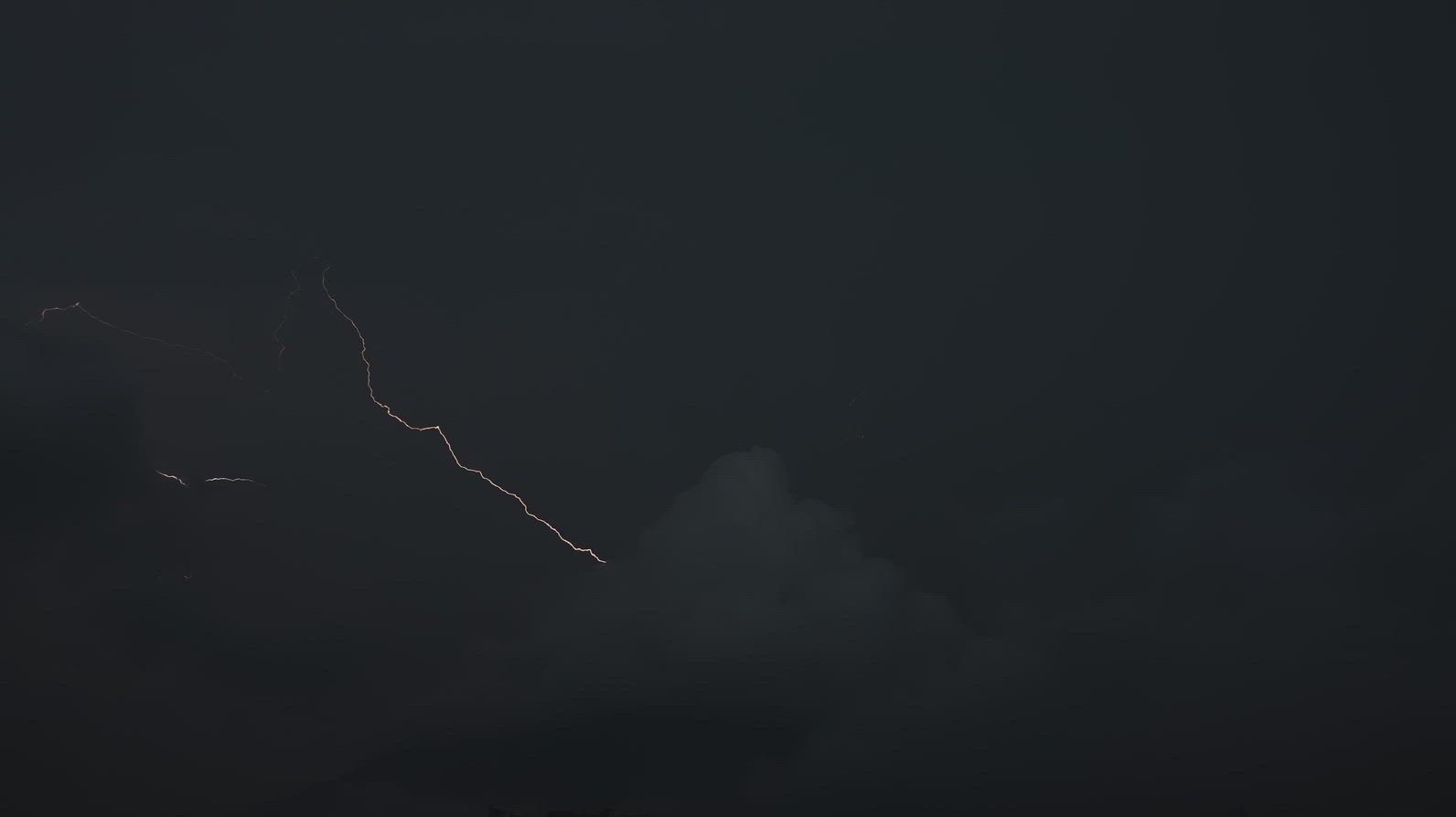 Lightning Storm Over Volcano 2