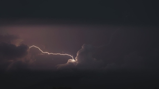 Lightning Storm Over Volcano 3