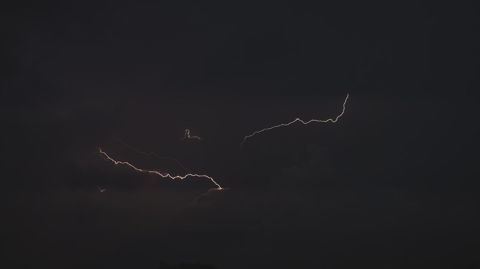 Lightning Storm Over Volcano 6