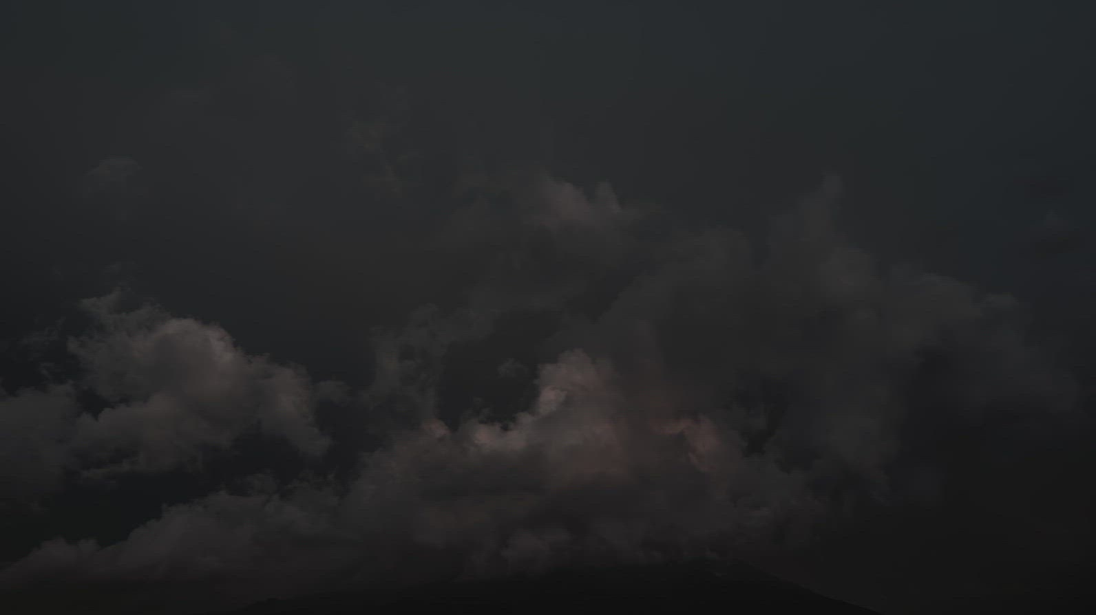Lightning Storm Timelapse Over Volcano 4