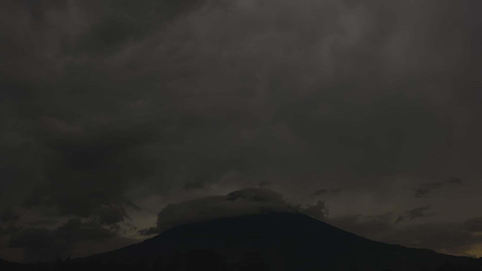 Lightning Storm Over Volcano 8